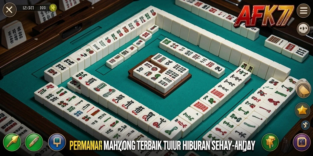 Gameplay Mahjong yang seru dan mengasyikkan.