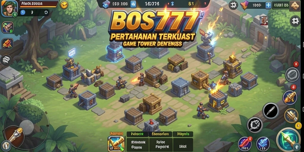 Tangkapan layar gameplay BOS777 menampilkan aksi pertahanan menawan.