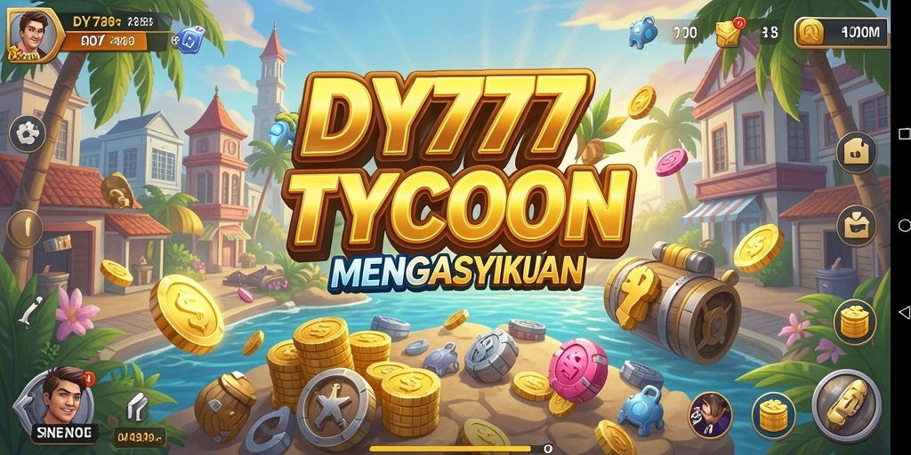 Tampilan gameplay DY777 yang menarik dan interaktif dalam manajemen bisnis.