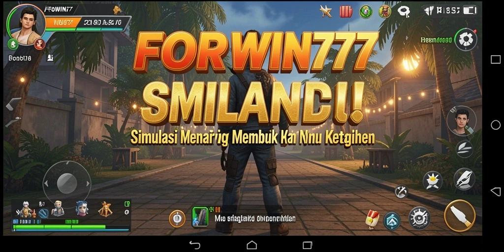 Tampilan gameplay menarik dari FORWIN77 dalam simulasi interaktif.