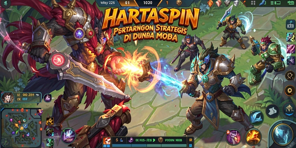 Gameplay HARTASPIN yang intens dan menarik
