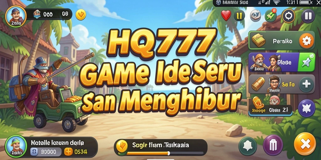 Screenshot gameplay <strong>HQ777</strong> menunjukkan karakter beraksi dalam suasana Idle yang menyenangkan.