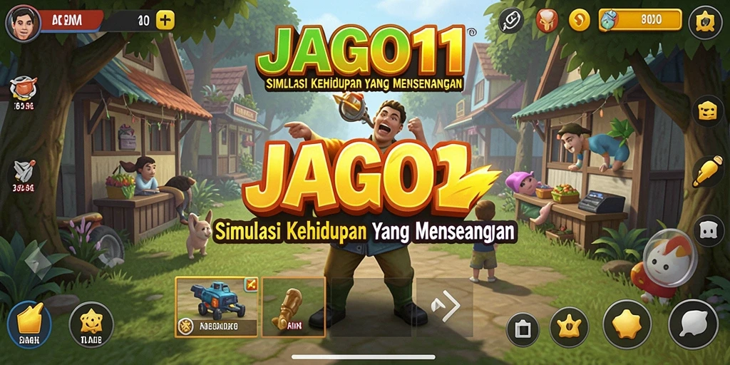 Tampilan gameplay JAGO11 yang interaktif dan menarik.