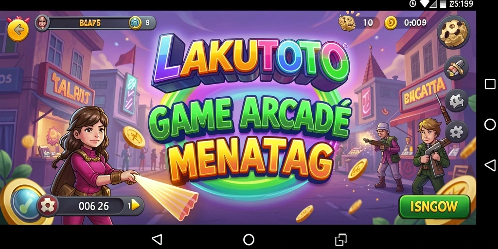 Tampilan gameplay menegangkan dalam LAKUTOTO dengan rintangan yang menantang.