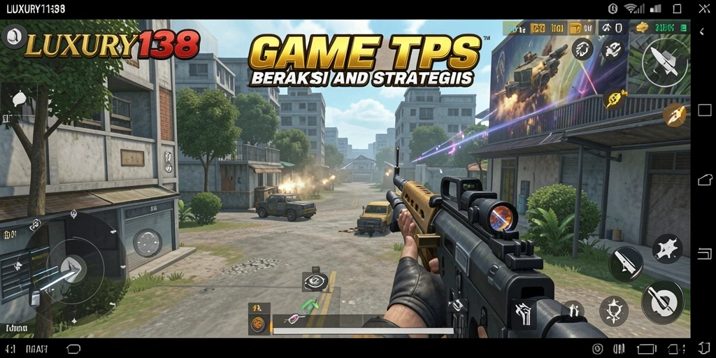 Tangkapan layar utama LUXURY138 menampilkan aksi gameplay TPS yang mendebarkan.